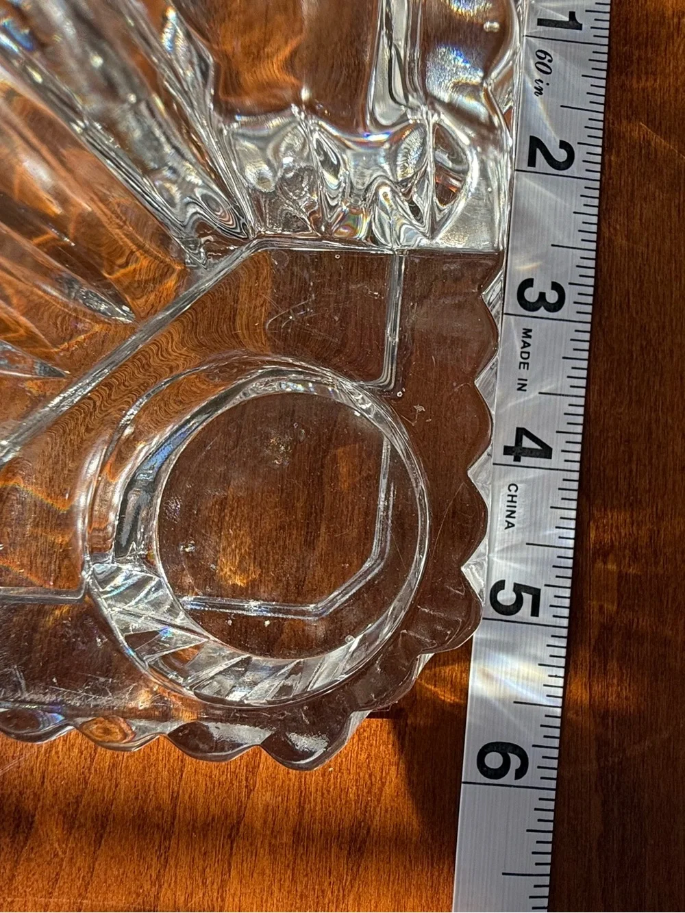Vintage PartyLite Crystal Castle 5 Tier Tealight Candle Holder Germany